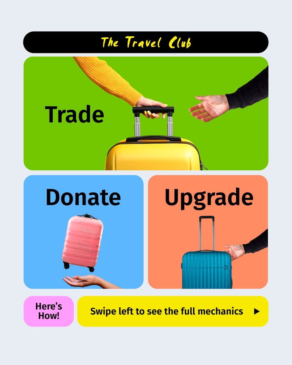 the travel club trade-in sale
